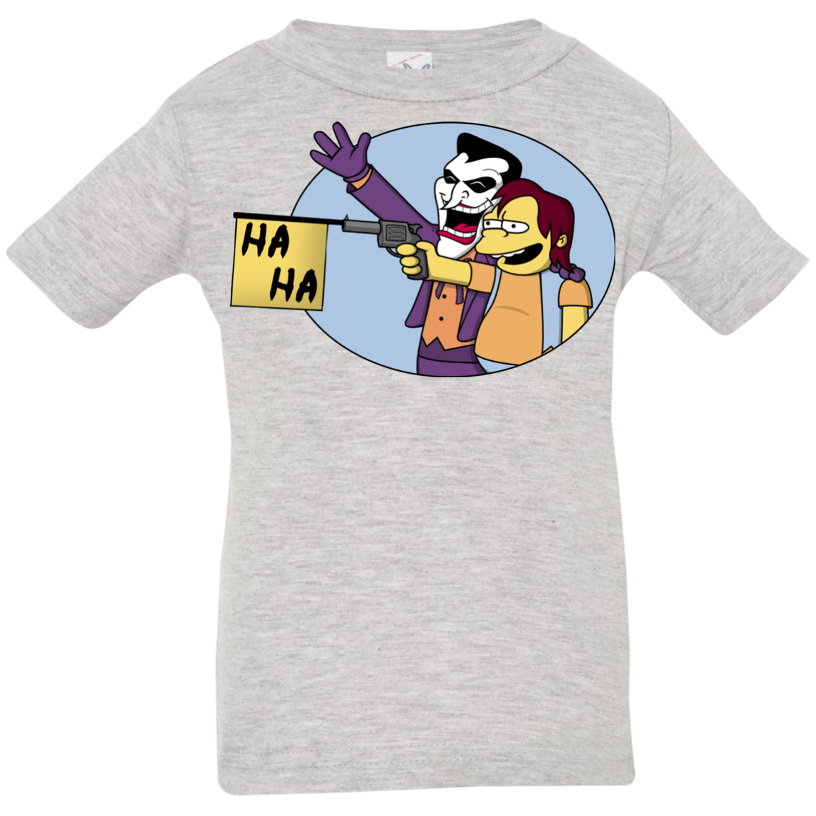 T-Shirts Heather Grey / 6 Months Funny Gun Infant PremiumT-Shirt