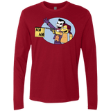 T-Shirts Cardinal / Small Funny Gun Men's Premium Long Sleeve