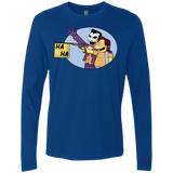 T-Shirts Royal / Small Funny Gun Men's Premium Long Sleeve