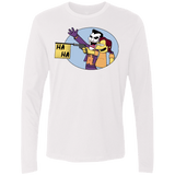 T-Shirts White / Small Funny Gun Men's Premium Long Sleeve