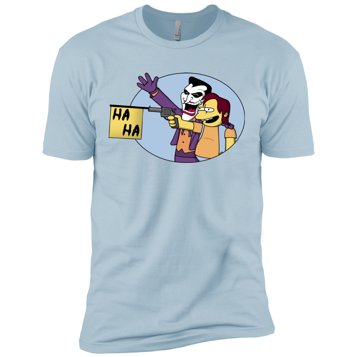 T-Shirts Light Blue / X-Small Funny Gun Men's Premium T-Shirt