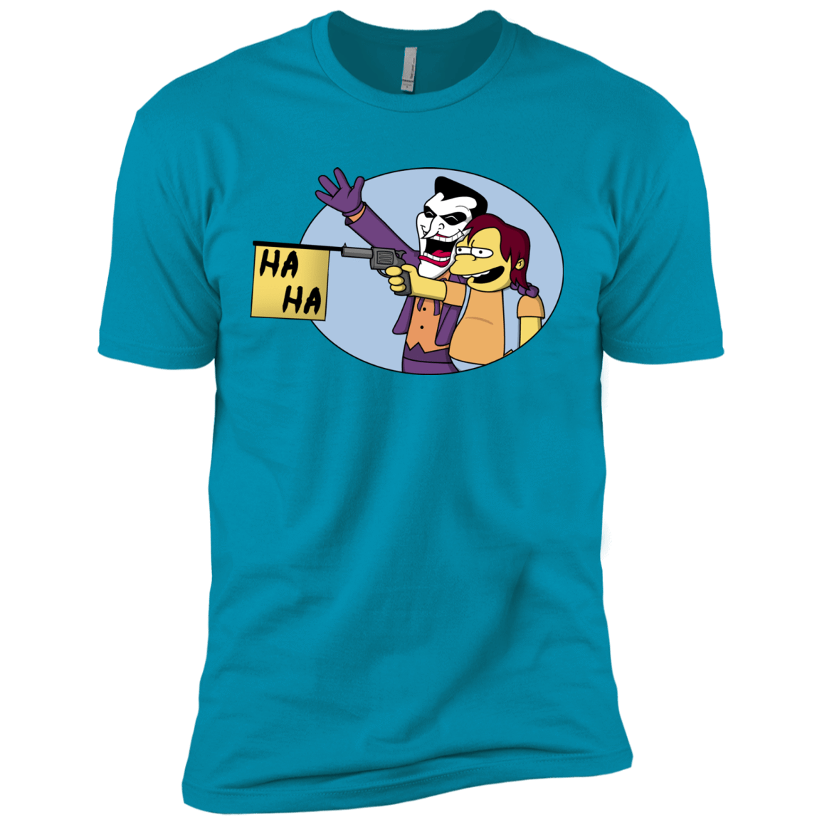 T-Shirts Turquoise / X-Small Funny Gun Men's Premium T-Shirt