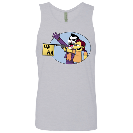 T-Shirts Heather Grey / Small Funny Gun Men's Premium Tank Top