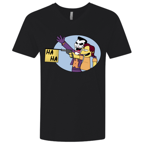 T-Shirts Black / X-Small Funny Gun Men's Premium V-Neck