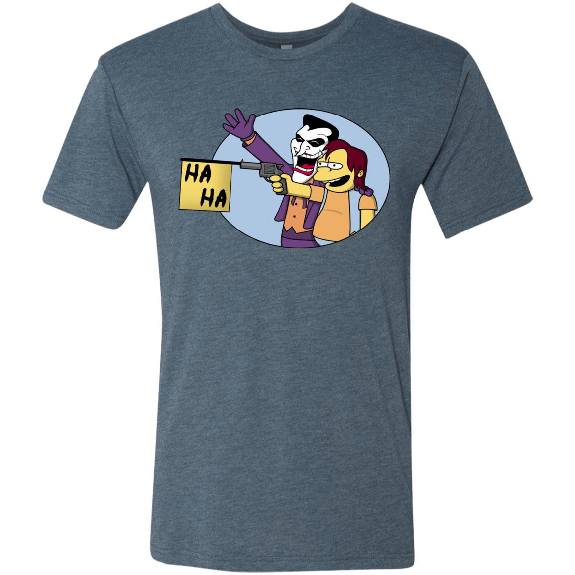 T-Shirts Indigo / Small Funny Gun Men's Triblend T-Shirt