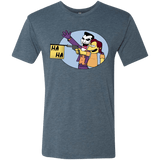 T-Shirts Indigo / Small Funny Gun Men's Triblend T-Shirt