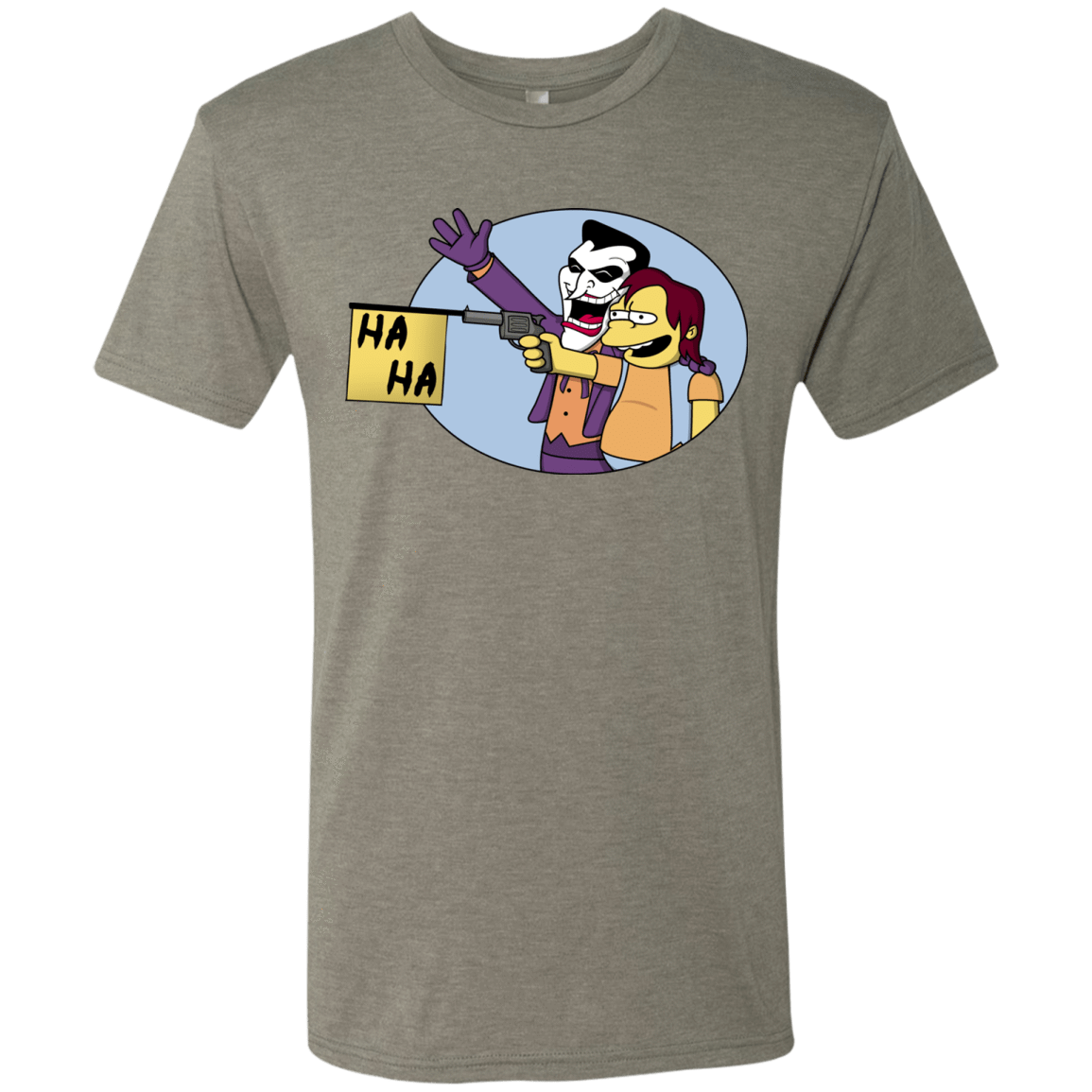 T-Shirts Venetian Grey / Small Funny Gun Men's Triblend T-Shirt