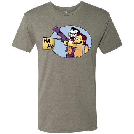 T-Shirts Venetian Grey / Small Funny Gun Men's Triblend T-Shirt