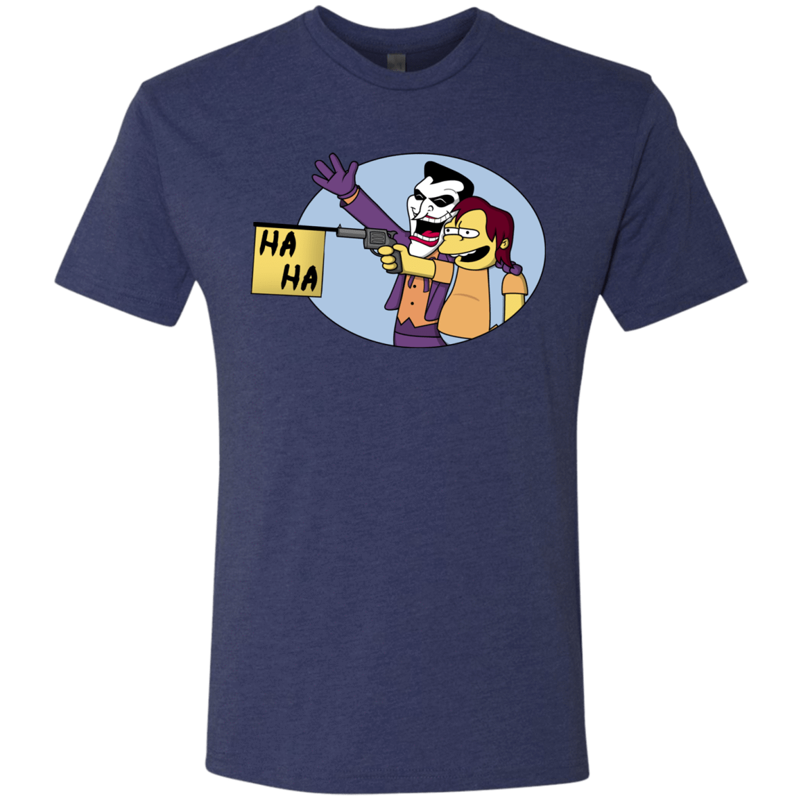 T-Shirts Vintage Navy / Small Funny Gun Men's Triblend T-Shirt