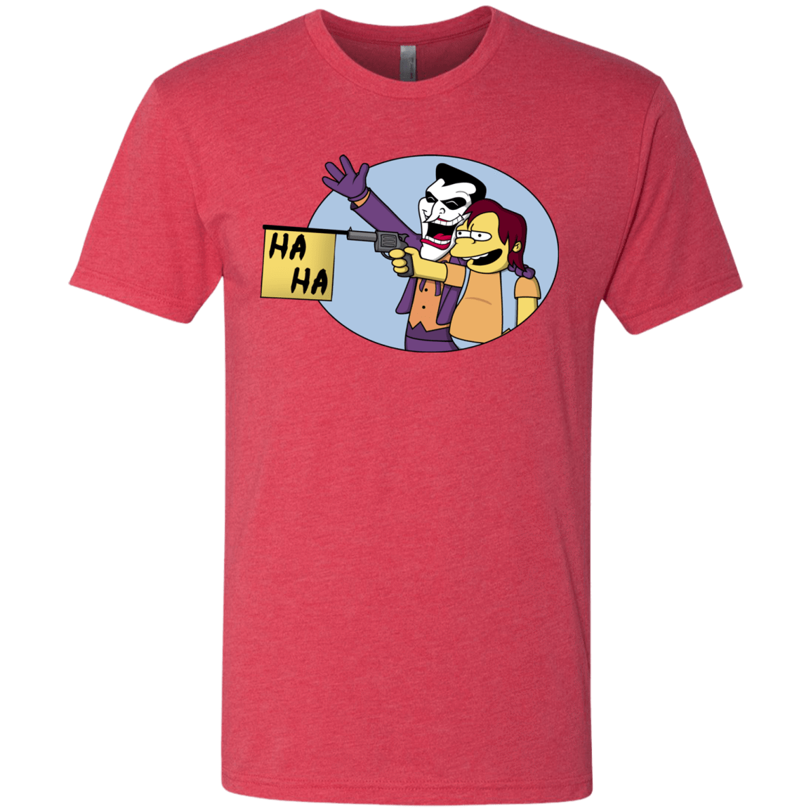 T-Shirts Vintage Red / Small Funny Gun Men's Triblend T-Shirt