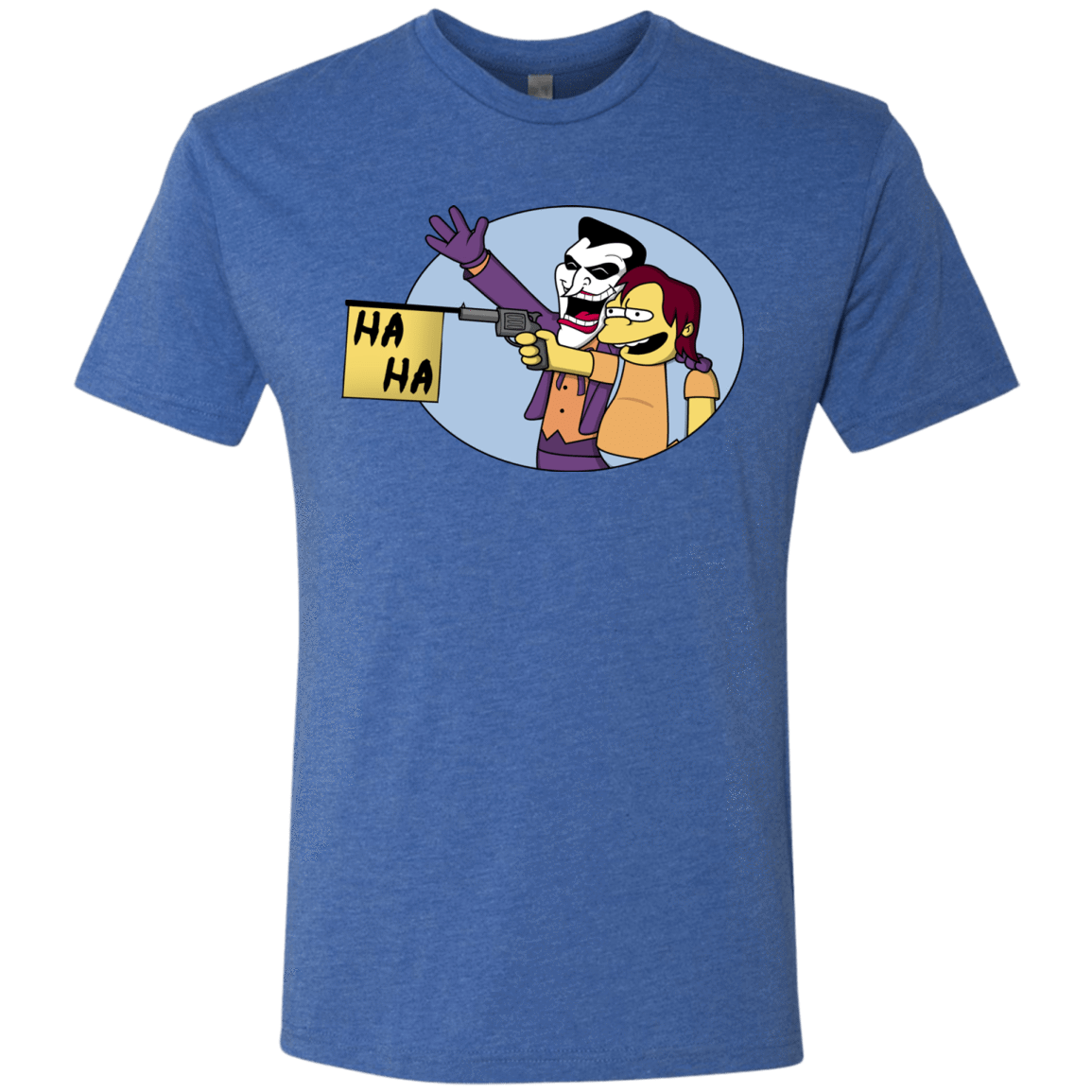 T-Shirts Vintage Royal / Small Funny Gun Men's Triblend T-Shirt