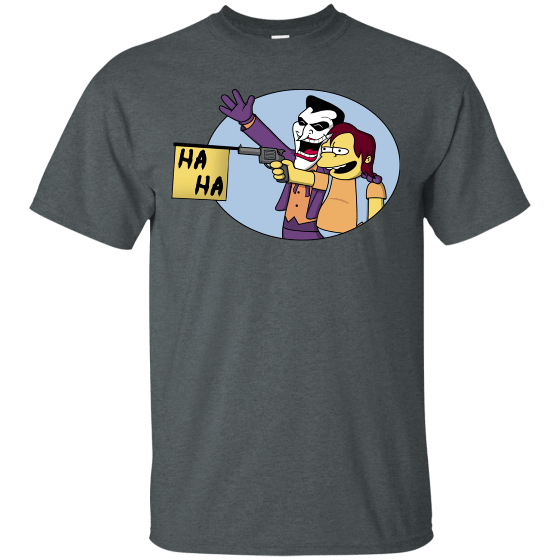 T-Shirts Dark Heather / Small Funny Gun T-Shirt
