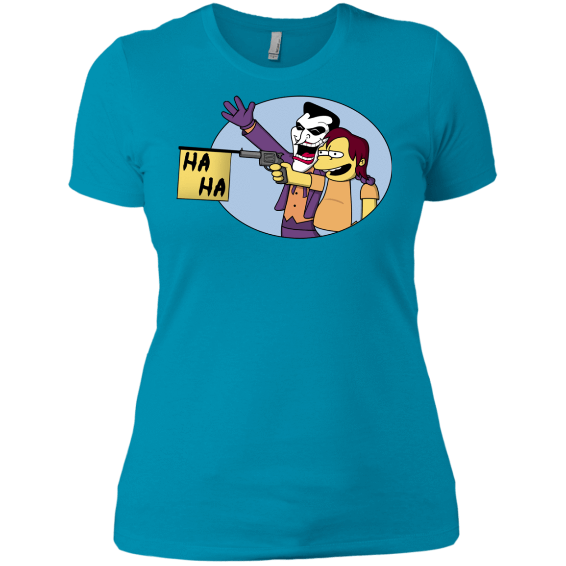 T-Shirts Turquoise / X-Small Funny Gun Women's Premium T-Shirt