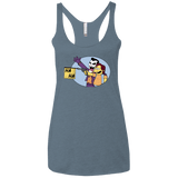 T-Shirts Indigo / X-Small Funny Gun Women's Triblend Racerback Tank