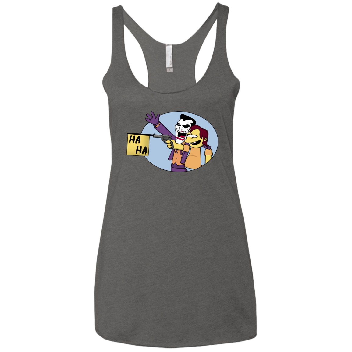 T-Shirts Premium Heather / X-Small Funny Gun Women's Triblend Racerback Tank