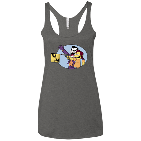 T-Shirts Premium Heather / X-Small Funny Gun Women's Triblend Racerback Tank