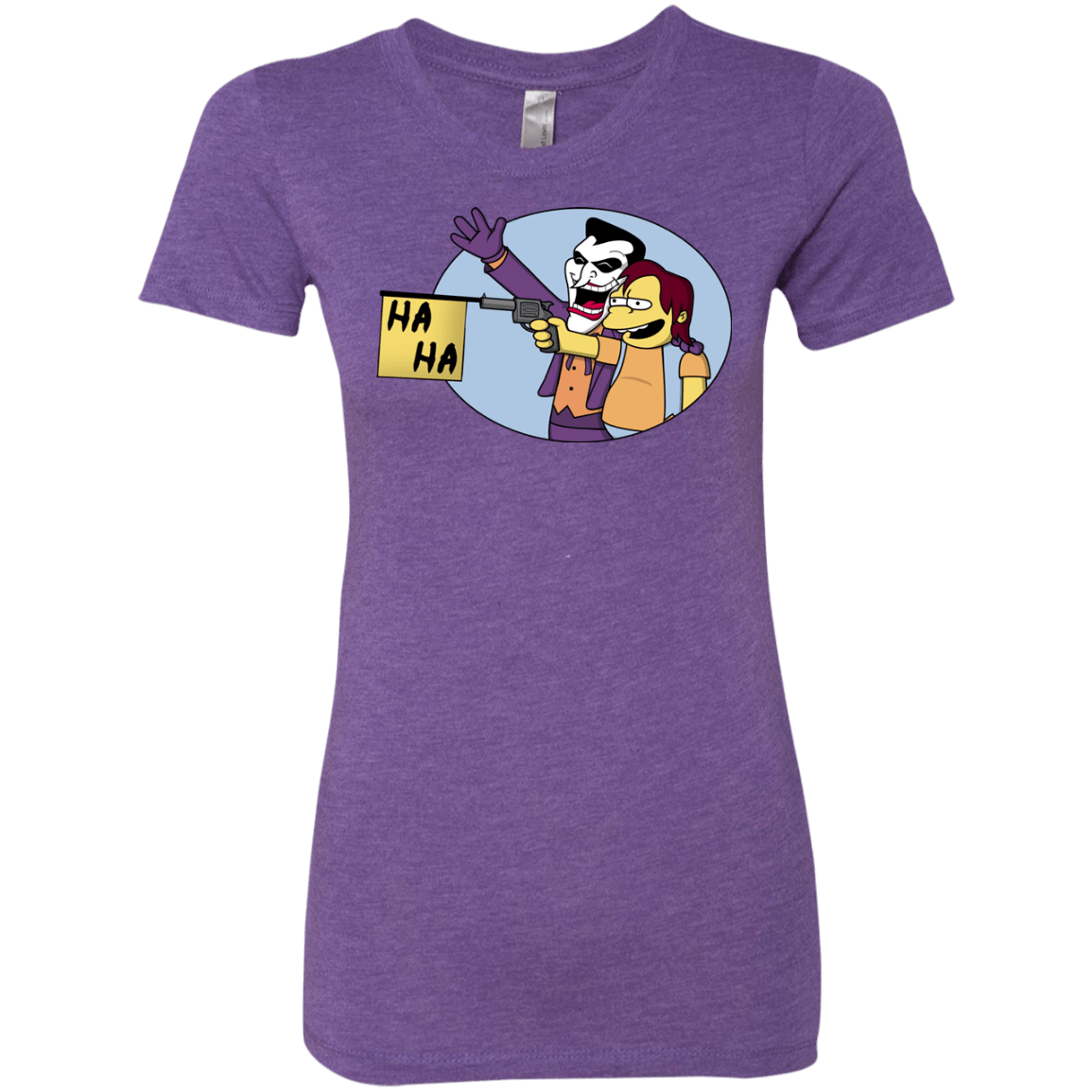 T-Shirts Purple Rush / Small Funny Gun Women's Triblend T-Shirt