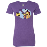 T-Shirts Purple Rush / Small Funny Gun Women's Triblend T-Shirt