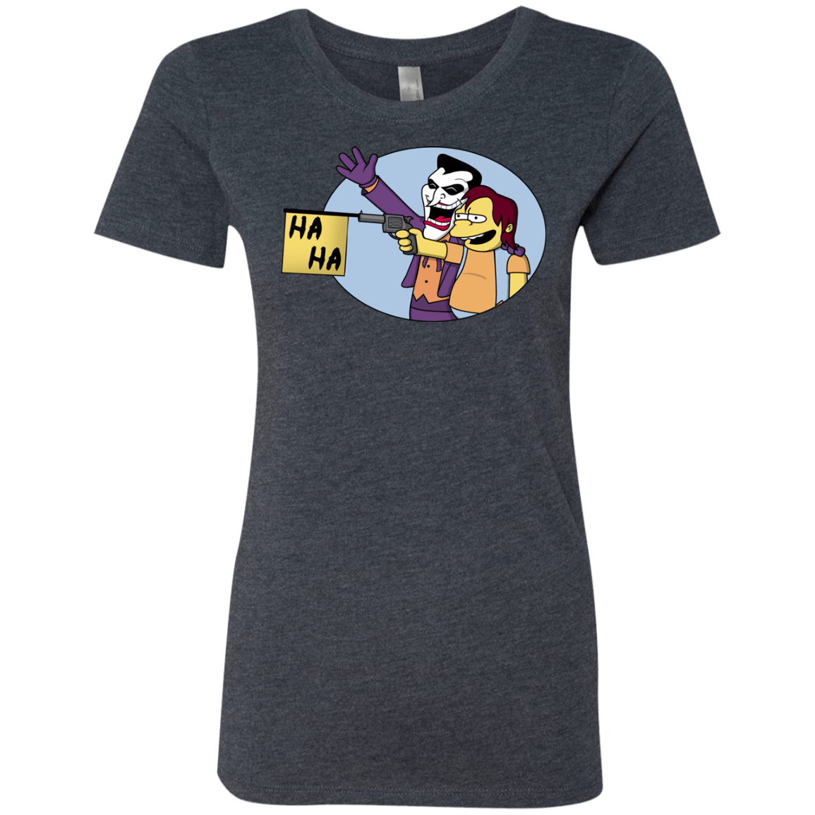 T-Shirts Vintage Navy / Small Funny Gun Women's Triblend T-Shirt