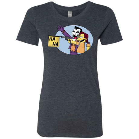 T-Shirts Vintage Navy / Small Funny Gun Women's Triblend T-Shirt