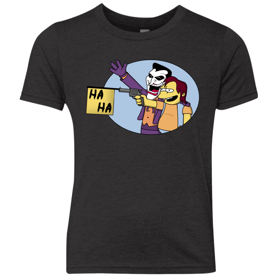 T-Shirts Vintage Black / YXS Funny Gun Youth Triblend T-Shirt