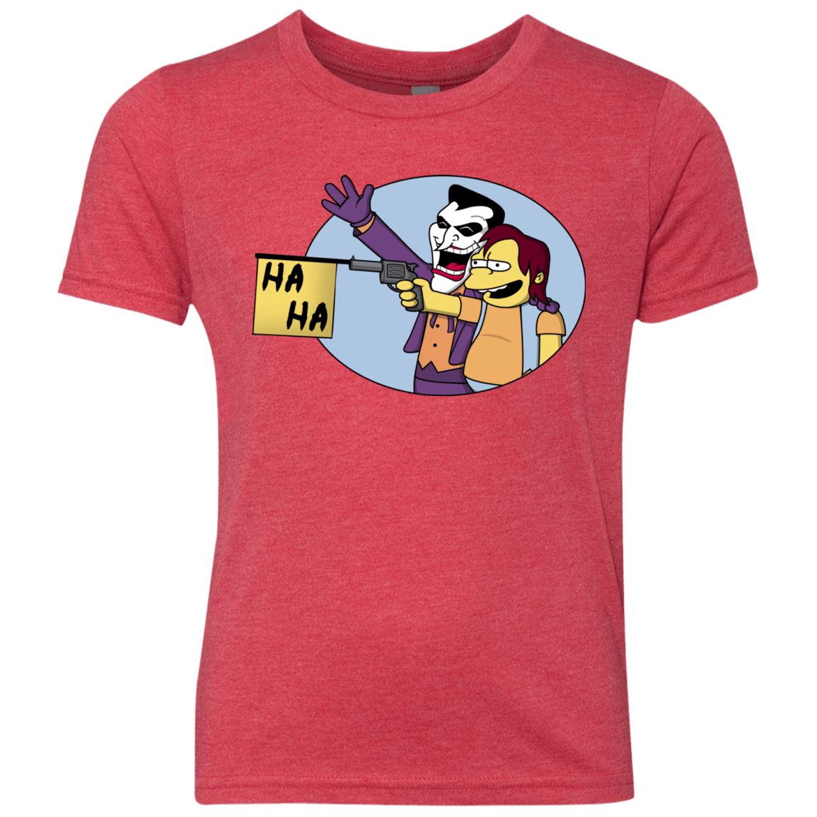 T-Shirts Vintage Red / YXS Funny Gun Youth Triblend T-Shirt