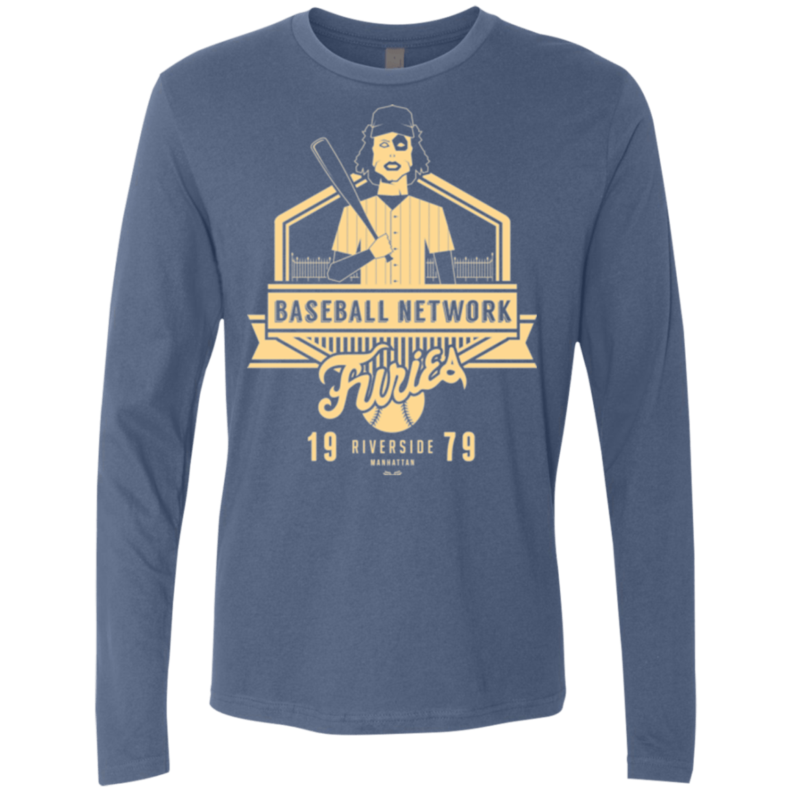 T-Shirts Indigo / Small Furies Men's Premium Long Sleeve