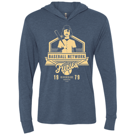 T-Shirts Indigo / X-Small Furies Triblend Long Sleeve Hoodie Tee