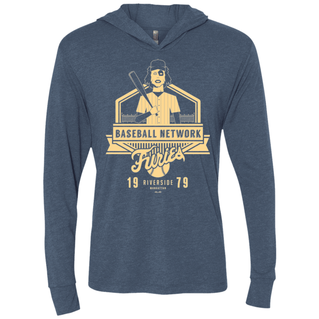 T-Shirts Indigo / X-Small Furies Triblend Long Sleeve Hoodie Tee