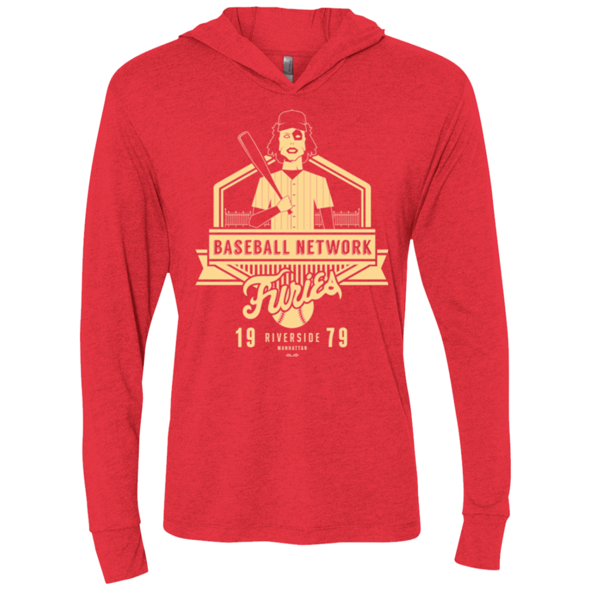 T-Shirts Vintage Red / X-Small Furies Triblend Long Sleeve Hoodie Tee