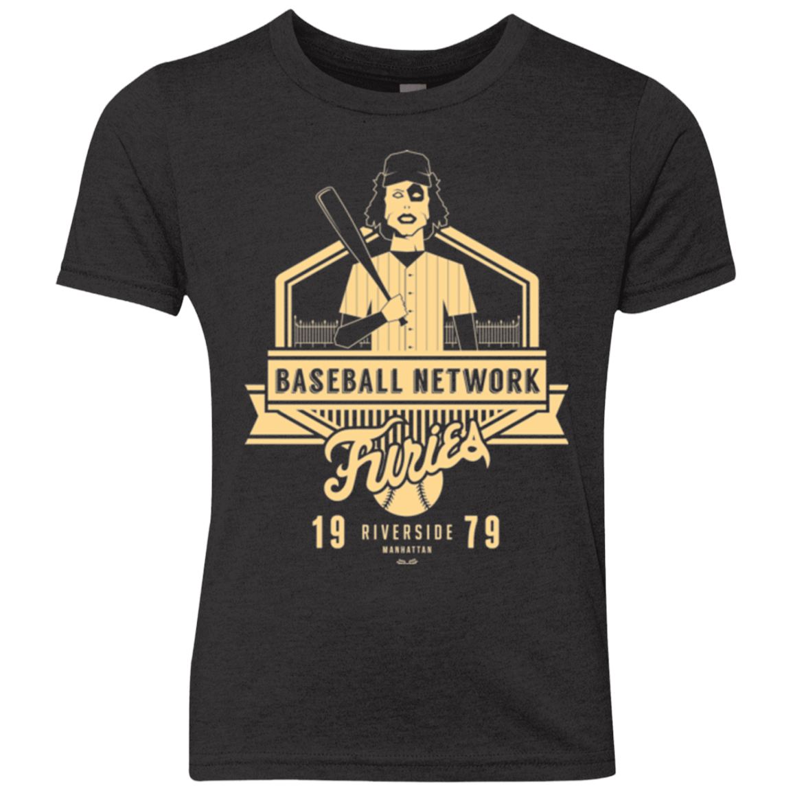 T-Shirts Vintage Black / YXS Furies Youth Triblend T-Shirt