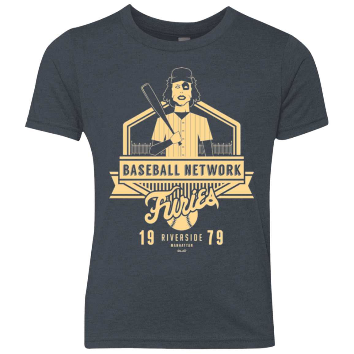 T-Shirts Vintage Navy / YXS Furies Youth Triblend T-Shirt