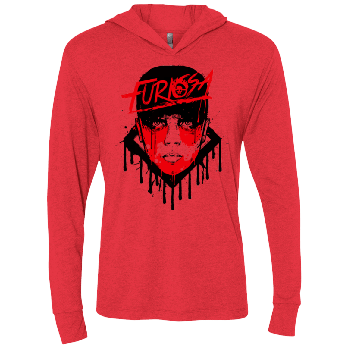 T-Shirts Vintage Red / X-Small Furiosa Triblend Long Sleeve Hoodie Tee