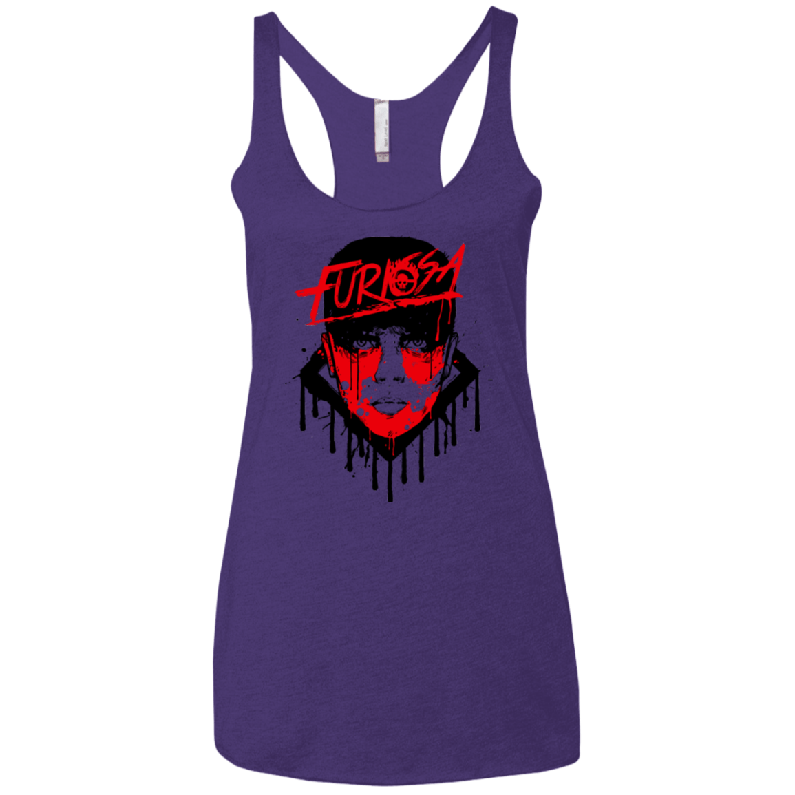 T-Shirts Purple Rush / X-Small Furiosa Women's Triblend Racerback Tank