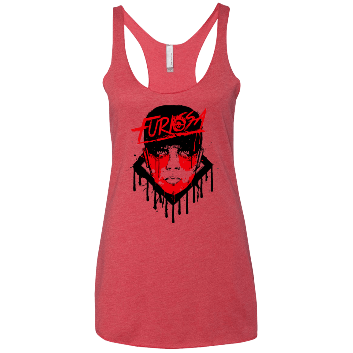 T-Shirts Vintage Red / X-Small Furiosa Women's Triblend Racerback Tank