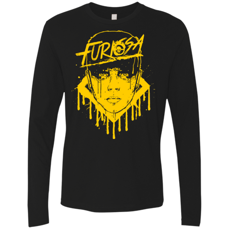 T-Shirts Black / Small Furiosa Yellow Men's Premium Long Sleeve