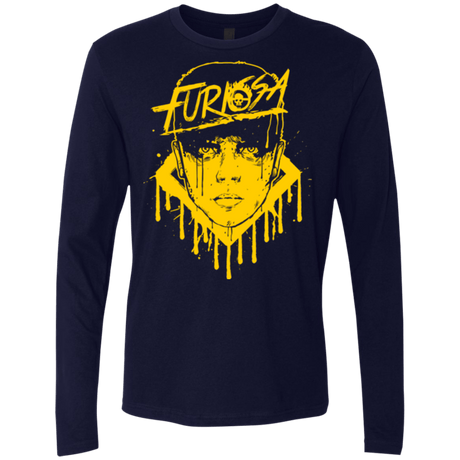 T-Shirts Midnight Navy / Small Furiosa Yellow Men's Premium Long Sleeve