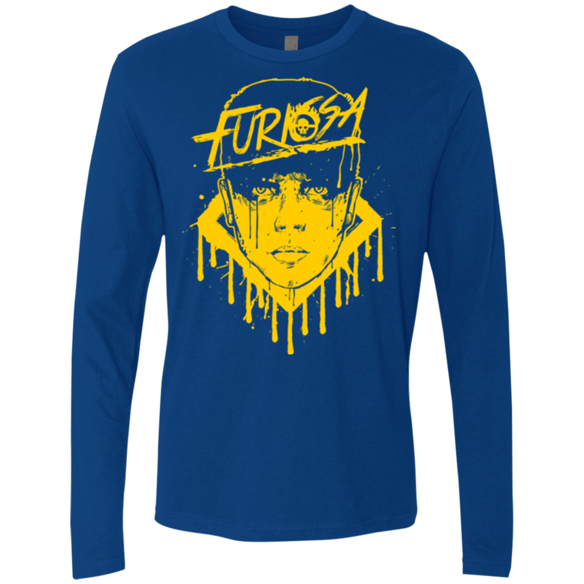 T-Shirts Royal / Small Furiosa Yellow Men's Premium Long Sleeve