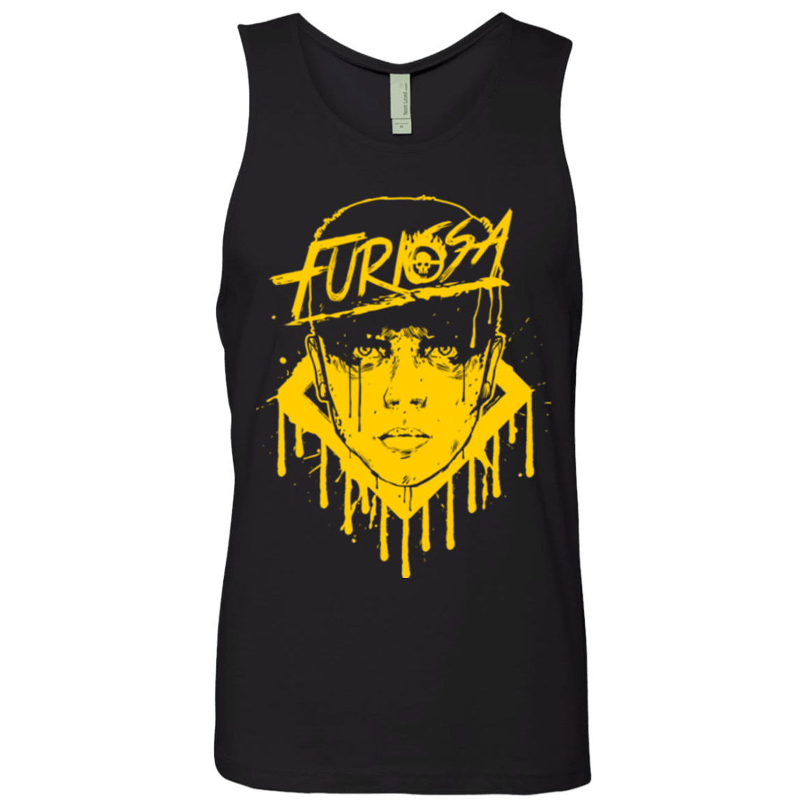 T-Shirts Black / Small Furiosa Yellow Men's Premium Tank Top