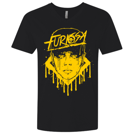 T-Shirts Black / X-Small Furiosa Yellow Men's Premium V-Neck