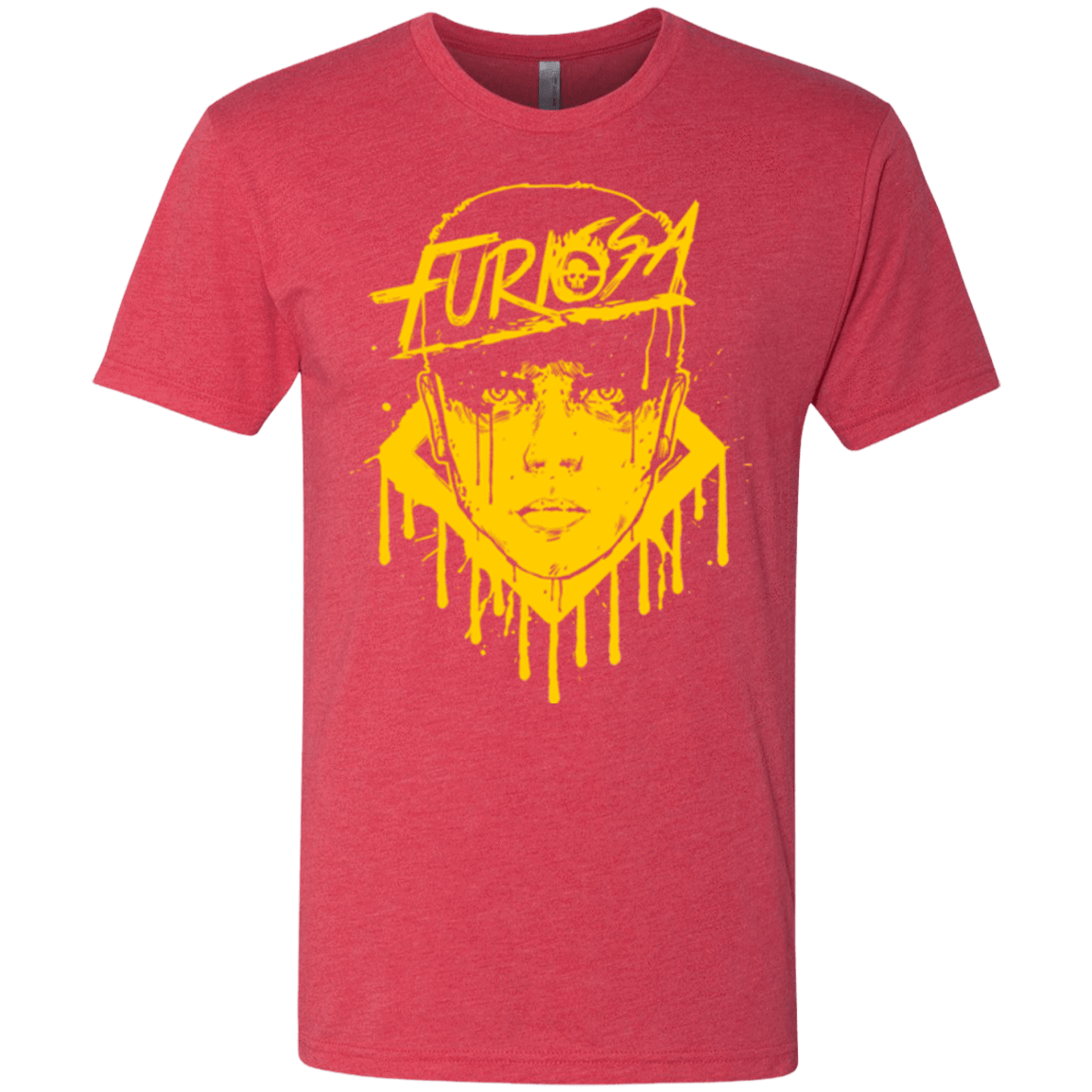 T-Shirts Vintage Red / Small Furiosa Yellow Men's Triblend T-Shirt