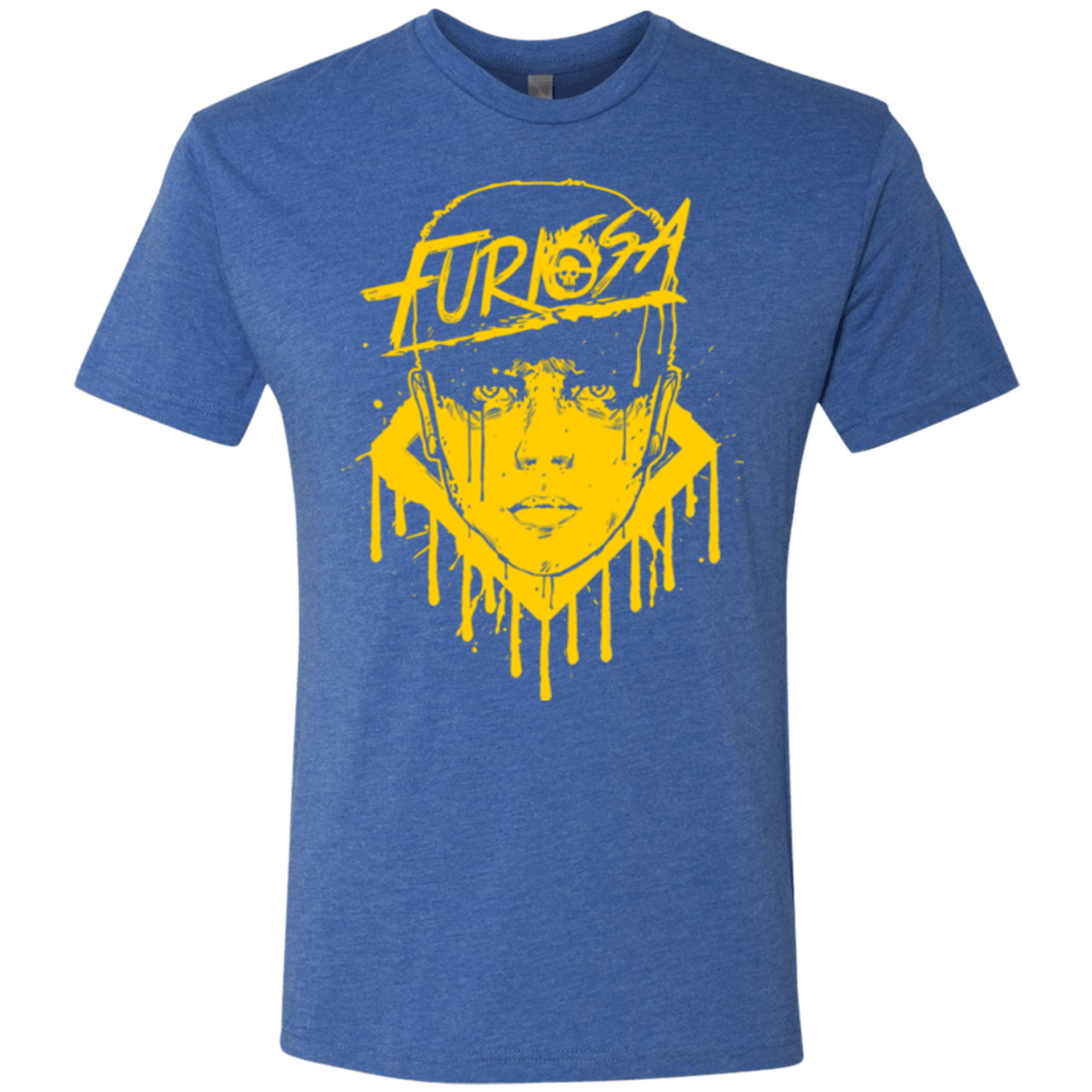 T-Shirts Vintage Royal / Small Furiosa Yellow Men's Triblend T-Shirt
