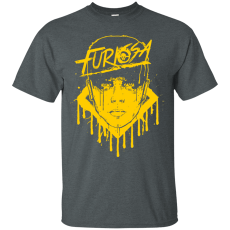 T-Shirts Dark Heather / Small Furiosa Yellow T-Shirt