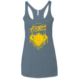 T-Shirts Indigo / X-Small Furiosa Yellow Women's Triblend Racerback Tank