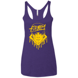 T-Shirts Purple Rush / X-Small Furiosa Yellow Women's Triblend Racerback Tank