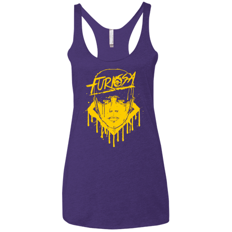T-Shirts Purple Rush / X-Small Furiosa Yellow Women's Triblend Racerback Tank
