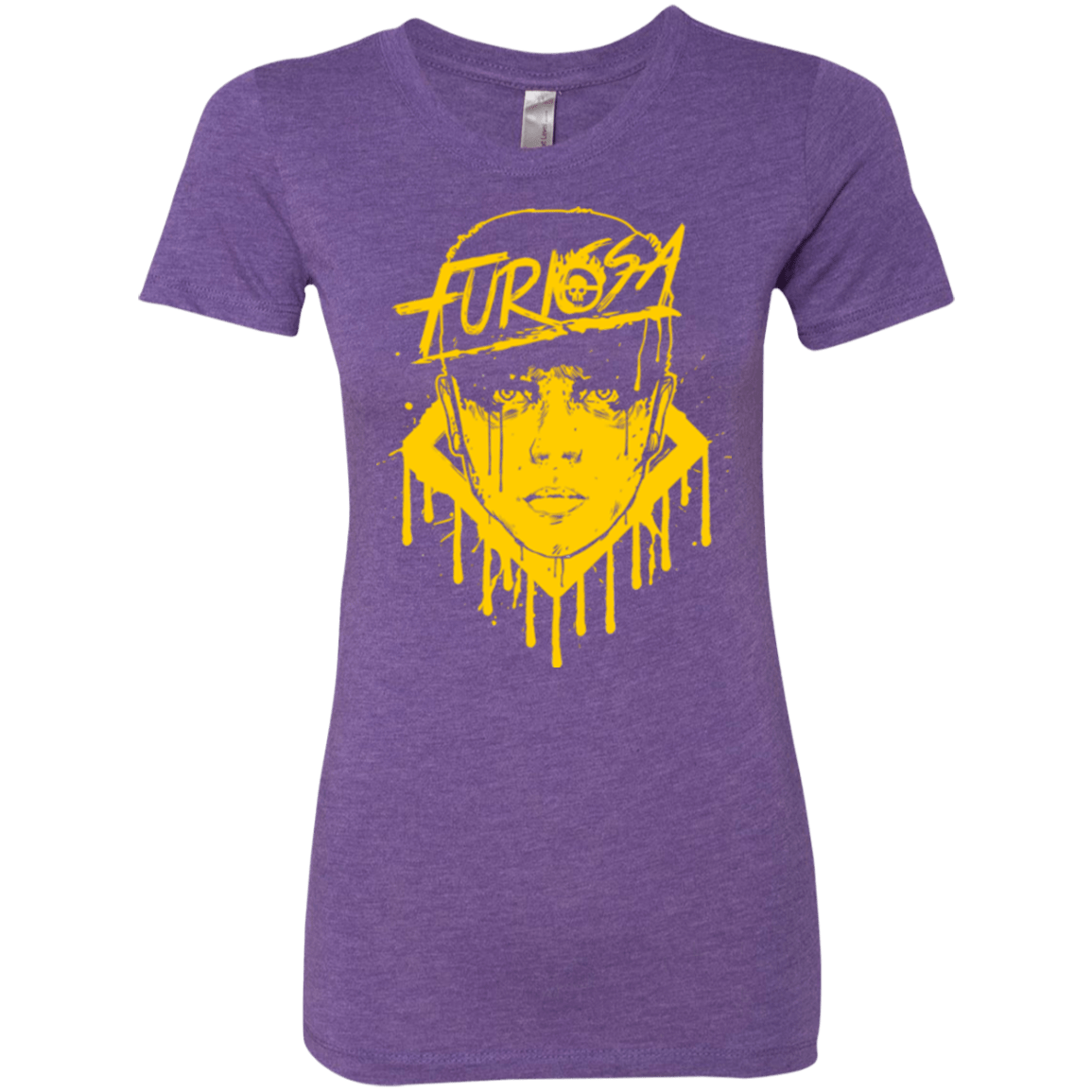 T-Shirts Purple Rush / Small Furiosa Yellow Women's Triblend T-Shirt