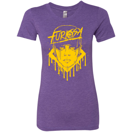 T-Shirts Purple Rush / Small Furiosa Yellow Women's Triblend T-Shirt