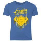 T-Shirts Vintage Royal / YXS Furiosa Yellow Youth Triblend T-Shirt