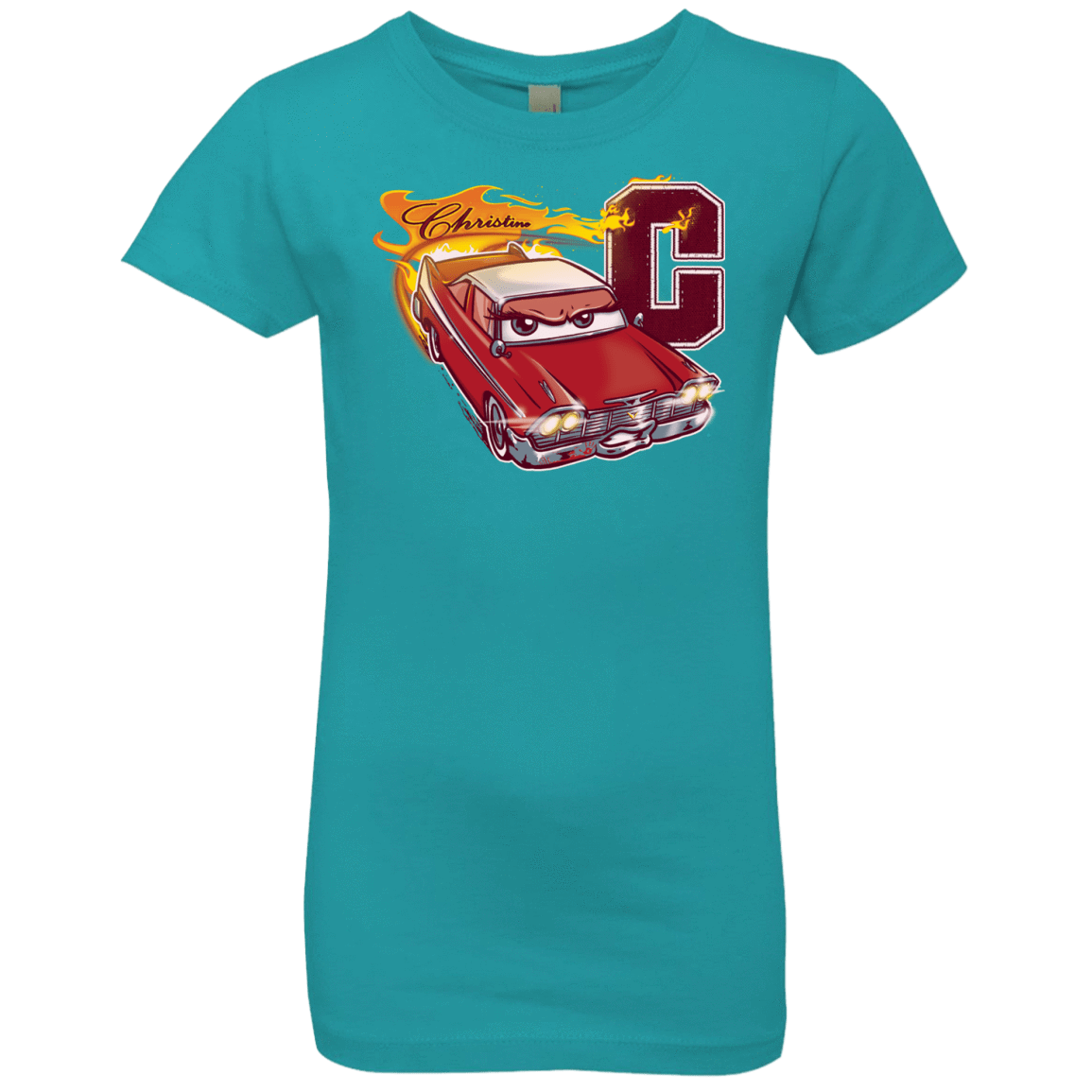 T-Shirts Tahiti Blue / YXS Fury And Fire Girls Premium T-Shirt